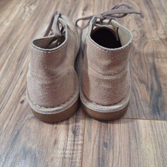 Echts Leder cream suede safari chukka boots size 39 - Picture 2 of 7